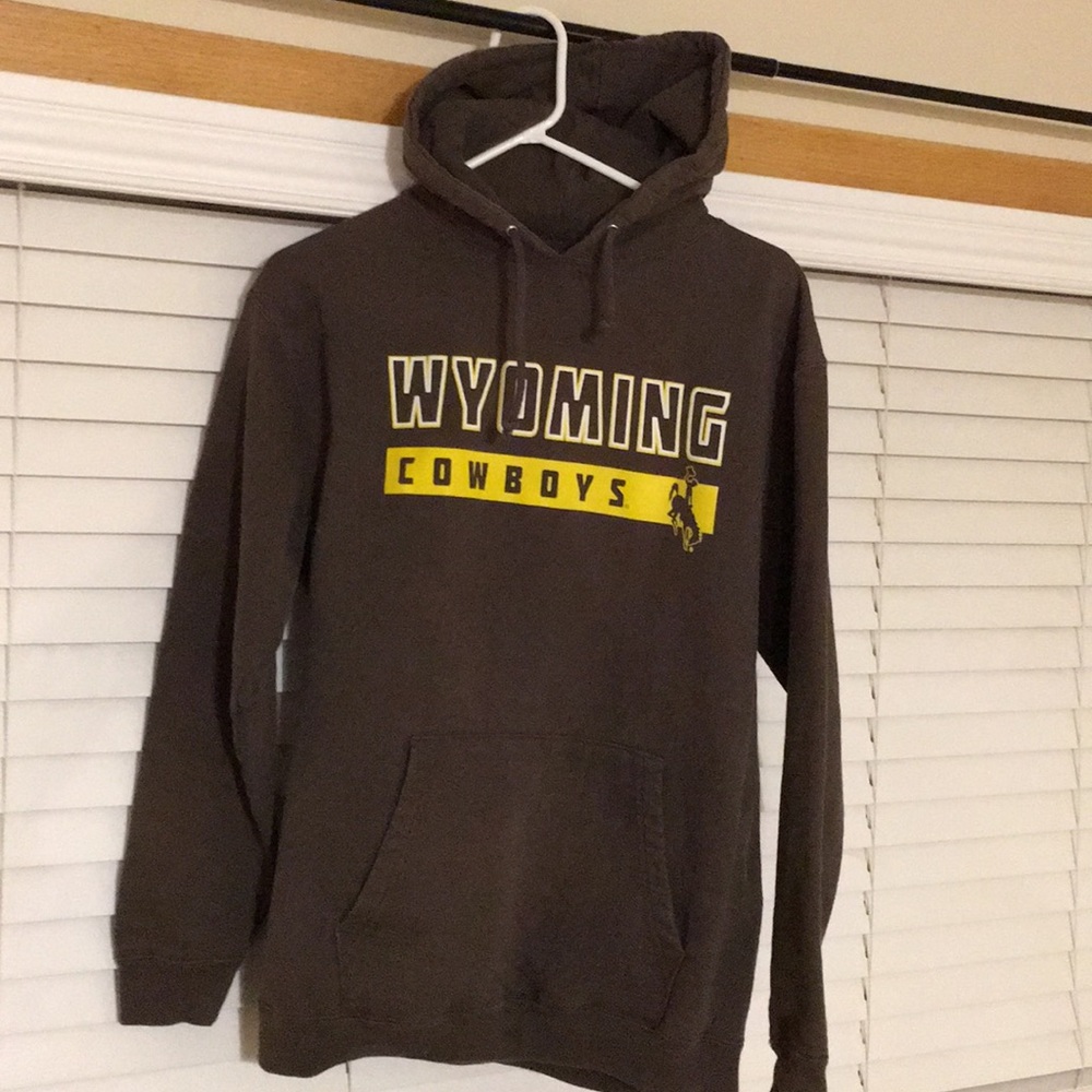 University of Wyoming hooded sweatshirt